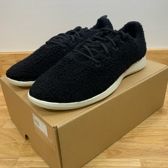 NEW‎ Allbirds M 13 Wool Runner Fluff Natural Black AB009BM130 - Picture 1 of 9